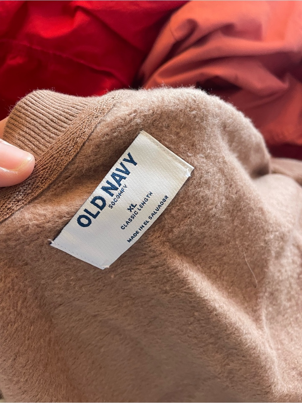 Old Navy So Comfy Classic Crewneck Sweatshirt - Brown - Picture 4 of 4